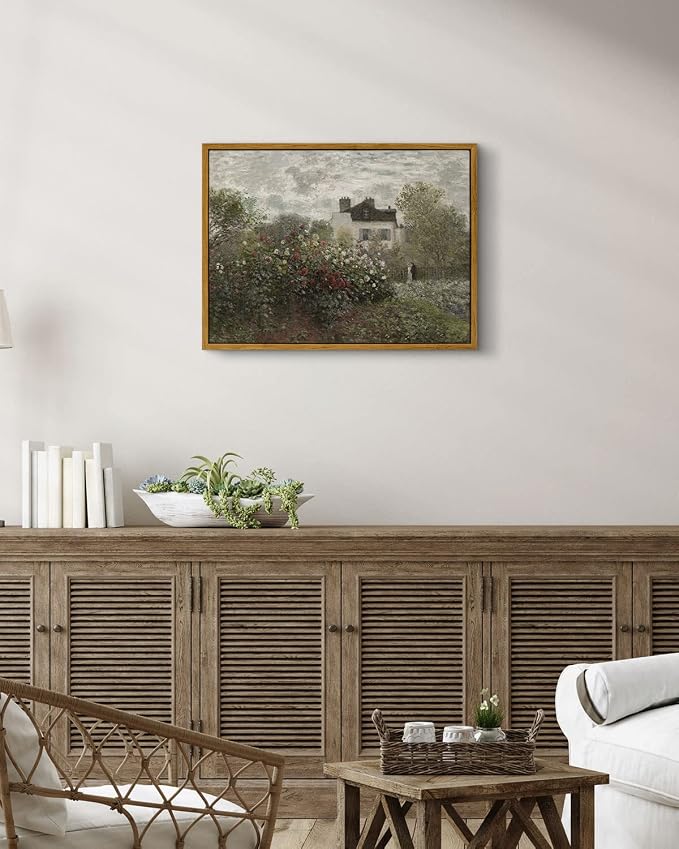 InSimSea Framed Canvas Wall Art Vintage Decor, Classical Home Room Decor The - Image 2
