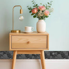 IVN Wallpaper Border Peel and Stick Decorative Wall Trim Self Adhesive Black - Image 2