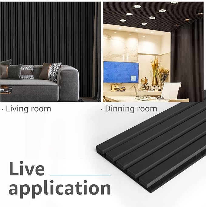Art3d 4-Piece Wood Slat Acoustic Panels - Image 6