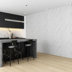 8-Pack WPC Wall Panels 118’’ x 6.1’’ 3D Slat Wall Panel Acoustic Wall Paneling - Image 4