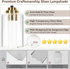 3-Light Bathroom Light Fixtures, Classic Wall Light Fixture - Image 3