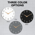 cicininc Wall Clock, Decorative Battery Operated Wall Clocks - Image 2