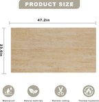 3D Wall Panels - 4PCS 47.2"x23.6" Faux Stone Wall Covering - MCM Modified Clay - Image 2