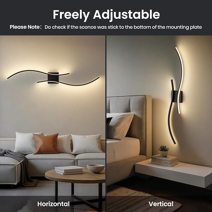 Battery Operated Wall Sconces Set of Two, 10000mAh Rechargeable Modern Wall - Image 9