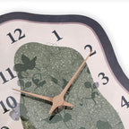 Mid Century Retro Irregular Shape Wall Clock, Silent Non-Ticking Battery - Image 4