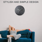 Wall Clock, Silent Clock, Wall Clocks Battery Operated， 12 inch Modern Wall - Image 3