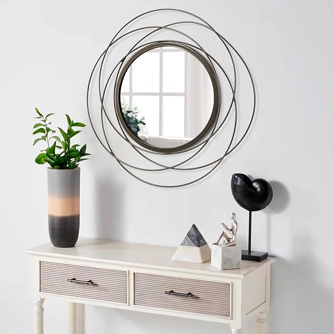 Wall Mirror Mounted Round Decorative Mirrors - Image 5