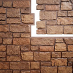 EverStone Cobblestone Faux Stone Panel, Copper Color - Image 9