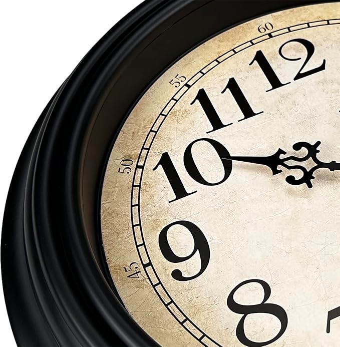 Plumeet Small Retro Wall Clock - Image 2