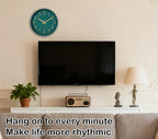 Silent Wall Clocks Battery Operated 8 Inch, Analog Wall Clock - Image 2