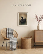 VIYYIEA Framed Wall Art for Living Room, Elegant Black Swan Canvas Prints - Image 4