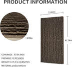3D Faux Stone Wall Panels, Lightweight & Waterproof Accent Marble Flowing Stone - Image 2