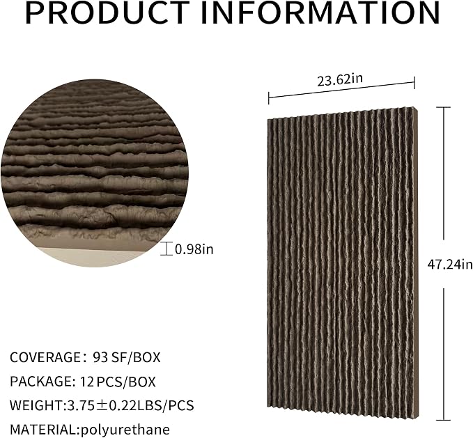 3D Faux Stone Wall Panels, Lightweight & Waterproof Accent Marble Flowing Stone - Image 2