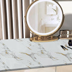 Abyssaly Marble Contact Paper for Countertops Gold Grey White Marble Peel and - Image 5