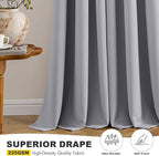 MIULEE Blackout Curtains for Bedroom Living Room 2 Panels, Thermal Insulated - Image 5