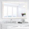 Tanmicoshomy White Shell Framed Rectangular Mirrors by Tanmicoshomy