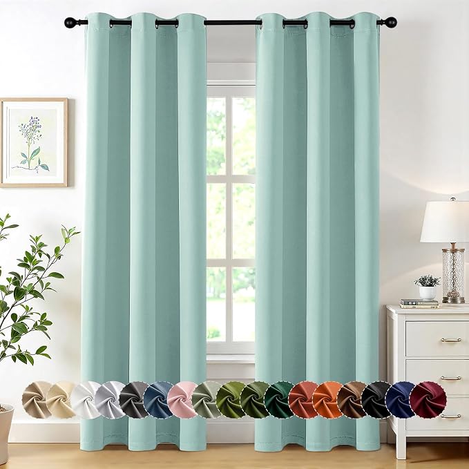 MIULEE Blackout Curtains for Bedroom Living Room 2 Panels, Thermal Insulated by MIULEE