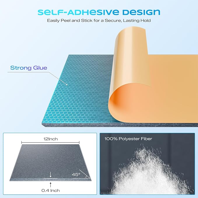 22 Pack Self-Adhesive Acoustic Panels, Soundproof Wall Panels - Image 2