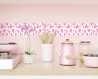 FLFK Pink Heart Wallpaper Border - Image 3