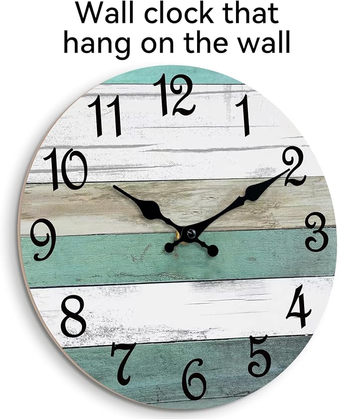 CHYLIN Wall Clock, 14 Inch Wall Clocks Battery Operated Silent Non Ticking - Image 5
