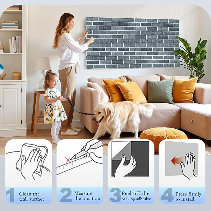 12Pack Acoustic Panels, High Density Decorative Acoustic Foam Sound Absorbing - Image 6