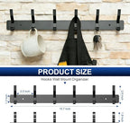 2-Pack Wall Mounted Coat Rack - Image 3