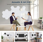 12 Pack Hexagon Acoustic Panels, Self-Adhesive Acoustic Wall Panels - Image 5