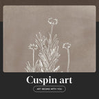 Boho Framed Botanical Wall Art for Bathroom Decor, 4 Piece Rustic Floral Canvas - Image 8