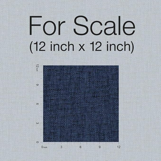 RoomMates RMK11698RL Navy Faux Grasscloth Weave Non-Textured Peel and Stick - Image 7