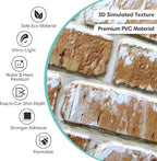 Commomy 3D Peel and Stick Brick Backsplash - Image 4