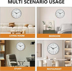 Modern Silent Wall Clock - Image 8