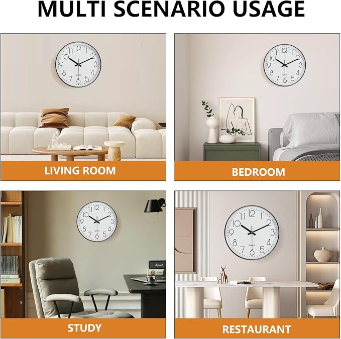 Modern Silent Wall Clock - Image 8