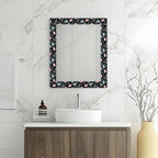 HOMETITUTE Wallpaper Border Peel and Stick Dark Botanical Texture Decorative - Image 6