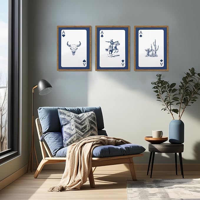 Western Wall Art Set of 3 - Image 4
