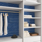 Livelynine 15.8x394 Navy Blue Peel and Stick Wallpaper Dark Indigo Textured - Image 6