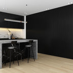 8-Pack WPC Wall Panels 118’’ x 6.1’’ 3D Slat Wall Panel Acoustic Wall Paneling - Image 4