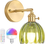 Shenmoyl Vintage Battery Operated Wall Sconce by Shenmoyl