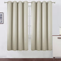 LEMOMO Light Beige Thermal Blackout Curtains/52 x 72 Inch/Set of 2 Panels Room by Lemomo