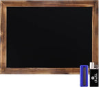 HBCY Creations 18" x 24" Torched Brown Solid Wood Frame Wall Chalkboard by HBCYCreations