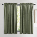 NICETOWN Super Soft Velvet Curtains 63 inches, Sound Reducing Cold Heat by NICETOWN