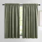 NICETOWN Super Soft Velvet Curtains 63 inches, Sound Reducing Cold Heat by NICETOWN