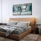 Extra Large Christian Wall Decor Scripture Wall Art Give It to God and Go to - Image 4