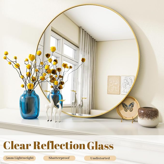 VooBang Gold Round Mirror - Image 3