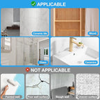 JINSHUNFA Adhesive Wall Hooks 13LB Heavy Duty No Drill Large Transparent - Image 4