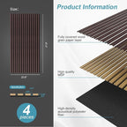 Wood Slat Acoustic Wall Panels-3D Fluted Sound Absorbing Panel - Image 4