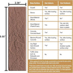 Vintage Brown/Red Faux Brick Wall Tiles, 2 Pieces 3D Thin Brick Veneers - Image 6