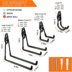 HUPBIPY 12 Pack Garage Hooks Heavy Duty Utility Steel - Image 2