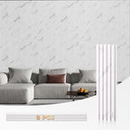OUZUGIE WPC Acoustic Slat Wall Paneling, Living Room, TV Background, Study Room - Image 9