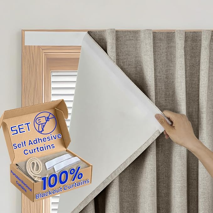 Self-Adhesive 100% Blackout Curtain - Image 4
