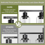 Unicozin Modern Bathroom Light Fixtures, 4 Light Vanity Lights Over Mirror - Image 4